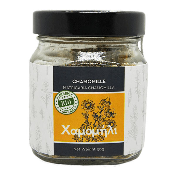 Organic Chamomile Iperos in a jar 20gr
