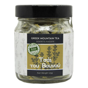 Organic Iperos Mountain Tea in a jar 25gr