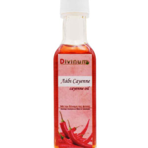 Bottle containing 100ml of oil from the cayenne pepper of the divinum company
