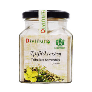 Trivoli powder in a square jar of the company divinum, weighs 120gr.