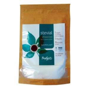Stevia sugar substitute in doypack package 100gr