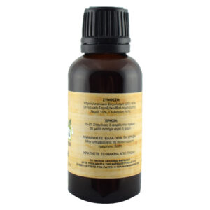 Elixir for detoxification 30ml Green by paramedica in the vial on the back of the label