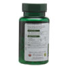 Βιταμίνη K2 100μg της Natures Aid με βιταμίνη D3 σε πράσινο φιαλίδιο 10cm, η ετικέτα με τη συνιστώμενη δόση και την περιεκτικότητα κάθε κάψουλας