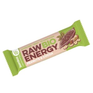 Peanut & cocoa organic energy bar Raw energy Bombus 50gr