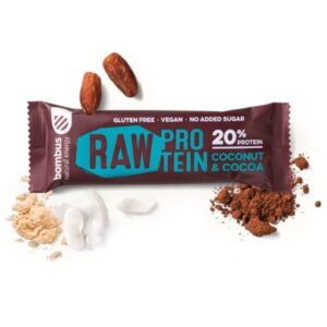 Coconut & cocoa energy bar Raw energy Bombus 50gr