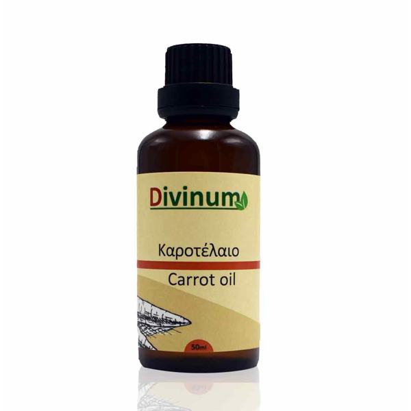 Carrot oil for skin care & tanning Divinum 50ml