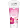 Wellness Feeling organic shower gel with wild rose & hibiscus Lavera 200ml in white tube with pink label