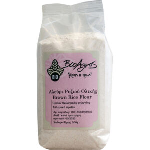 Whole rice flour (brown) organic Bioagros 500gr