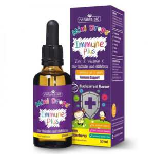 Immune boost for babies & children (3 months - 5 years) immune plus mini drops Natures Aid 50ml