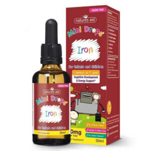 Σίδηρο για βρέφη & παιδιά (3μην - 5χρ) iron mini drops Natures Aid 50ml
