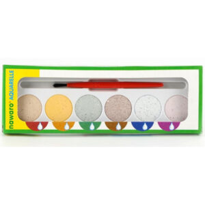 Βαφές φυσικές για αυγά σετ 6 χρώματα Nawaro η συσκευασία ανοικτή