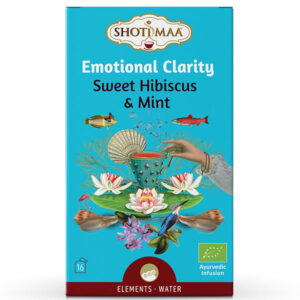 Τσάι Elements "Emotional Clarity" ιβίσκος & μέντα BIO Shoti Maa 16 φακελάκια 32gr σε γαλάζια συσκευασία