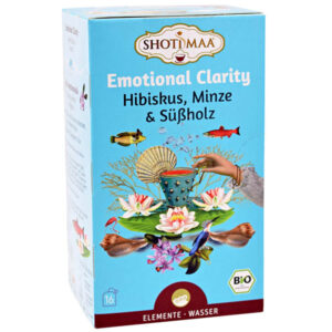 Τσάι Elements "Emotional Clarity" ιβίσκος & μέντα BIO Shoti Maa 16 φακελάκια 32gr στο πλάι