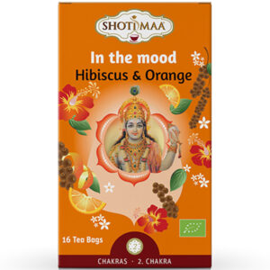 Τσάι Chakras "In The Mood" ιίσκος & πορτοκάλι BIO Shoti Maa 16 φακελάκια 32gr σε πορτοκαλί συσκευασία