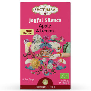 Τσάι Elements "Joyful Silence" μήλο & λεμόνι BIO Shoti Maa 16 φακελάκια 32gr σε μοβ συσκευασία