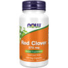 Κόκκινο Τριφύλλι Red Clover 375mg Now 100 Κάψουλες για Εμμηνόπαυση σε λευκό μπουκαλάκι με πορτοκαλί ετικέτα