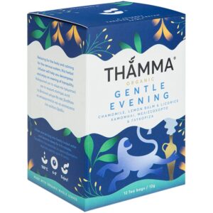 Thamma Gentle Evening Βιολογικό αφέψημα 12φακελάκια x1.5gr σε χάρτινο μπλε κουτάκι