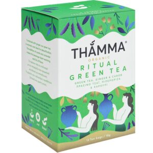 Thamma Πρασινο Τσάϊ Ritual Green Βιολογικό αφέψημα 12φακελάκια x1.5gr σε χάρτινο πράσινο κουτάκι