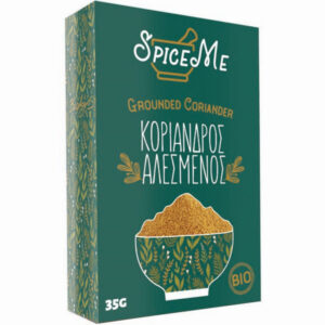 Κορίανδρος Αλεσμένος Βιολογικός Spice Me 35gr σε πράσινο κουτάκι